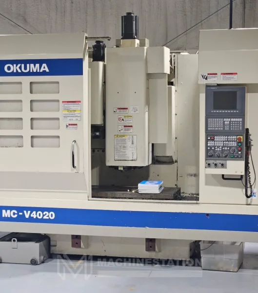 Okuma MC-V4020 CNC Vertical Machining Center – 4th Axis Mill