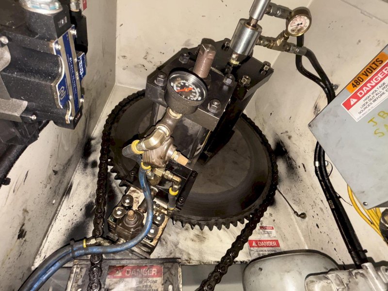 15,000 LBS X 36&quot; COE MODEL #CPR-PO-15018 MOTORIZED COIL REEL UNCOILER W/ COIL CAR: STOCK #23436