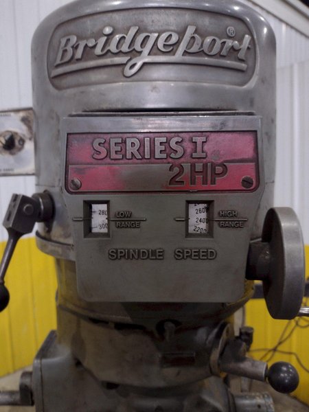 2 HP BRIDGEPORT SERIES I VERTICAL RAM TYPE MILL: YOBRO #24975