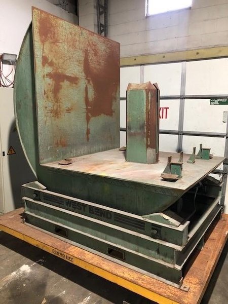 8,000# WEST BEND COIL UPENDER TIPPER FLIPPER STOCK# 2847