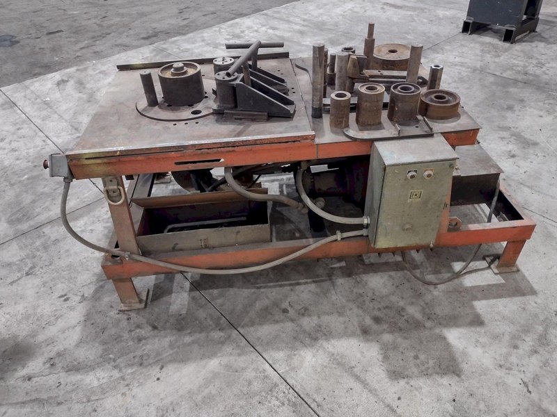 #11 IRON MASTER HYDRAULIC ROTARY REBAR BENDER &amp; BAR SHEAR: STOCK 22436