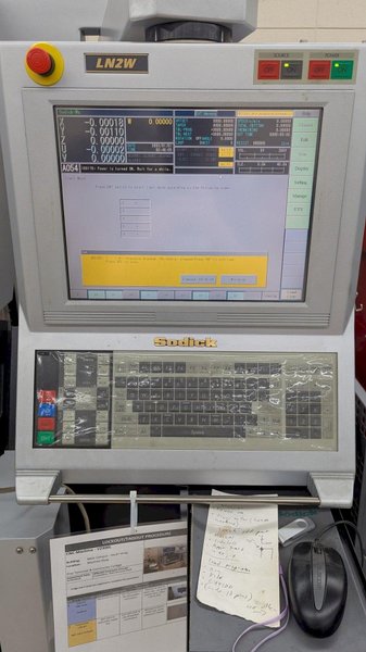 Sodick VZ300L CNC Wire EDM Electrical Discharge Machine, LN2W Control,  Auto Wire Threader- Auction Item