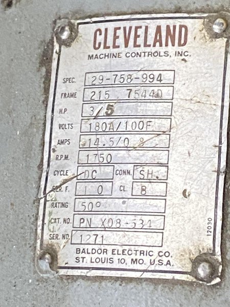 80,000 LBS (40 TON) X 60&quot;  KNIGHT POWER TILTING ROTARY TABLE / WELDING POSITIONER: STOCK #18779