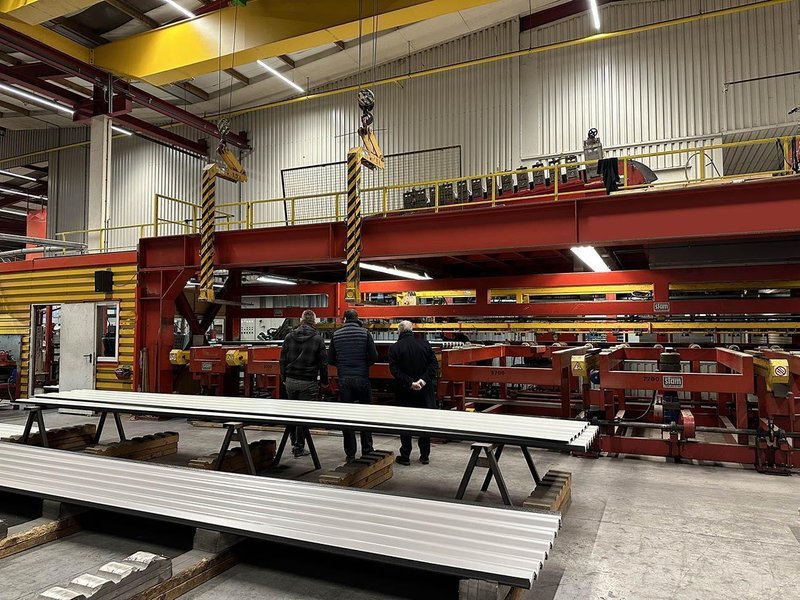 Stam Siempelkamp - sandwich panel line CNC