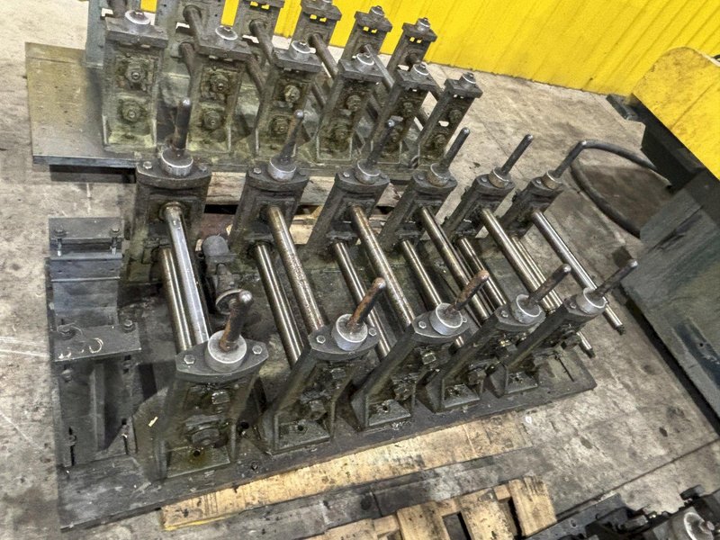 6 STAND X 2&quot; YODER MODEL Q-150 U JOINT DRIVE RAFTED ROLLFORMER, W/ 7 RAFTS &amp; 42  STANDS: STOCK #22634