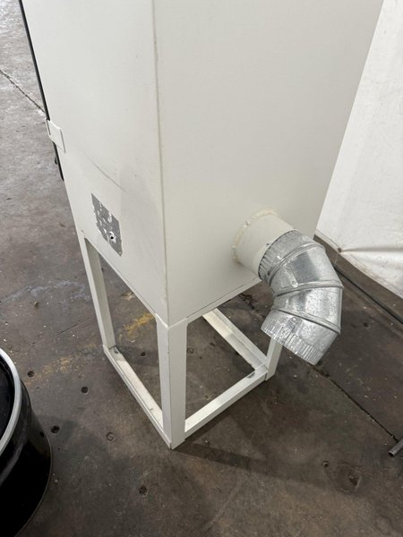 CYCLONE SAND BLAST CABINET W/ DUST COLLECTOR. STOCK # 0236325.
