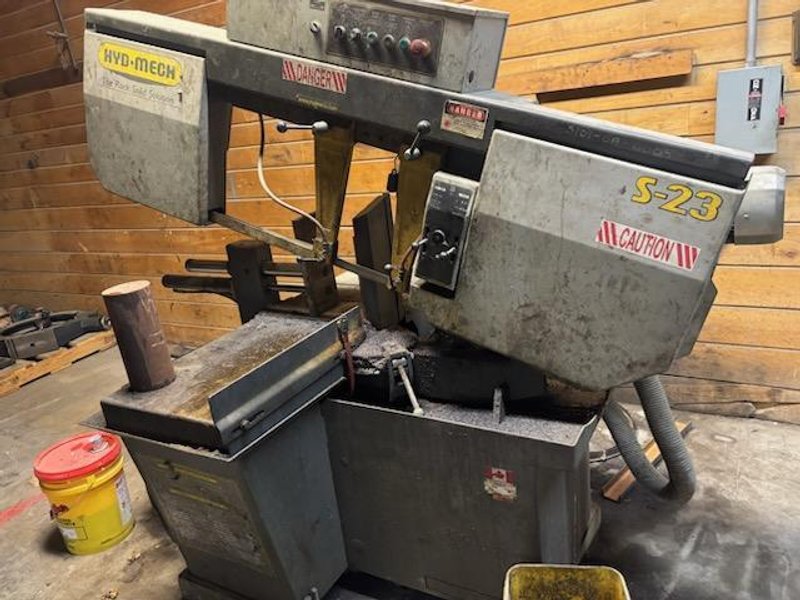 16" X 18" HYD-MECH MODEL #S23 SWIVEL HEAD S-23H HORIZONTAL BAND SAW: YOBRO #24549
