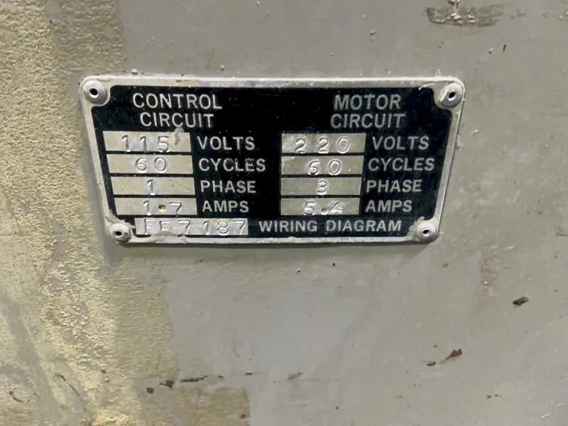 UNITED SHOE MACHINERY CORPORATION 19.5”X40” TABLE CLICKER PRESS  -  HCM-B