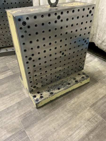 (2) 20-1/2" X 7" X 23-1/2" DRILLED &amp; TAPPED TOMBSTONES: STOCK #80909