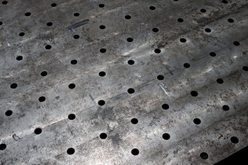 53-1/2" X 54" X 16" DRILLED &amp; TAPPED PLATE: STOCK #76524