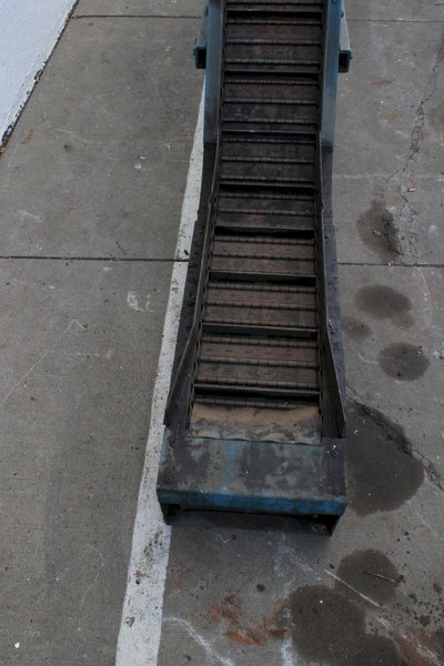 WARDCRAFT INCLINED CHIP CONVEYOR: STOCK #76350