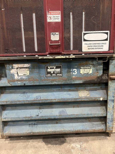 60&quot; X 30&quot; MARATHON MODEL #V-6030-HD VERTICAL CARDBOARD BALER: STOCK #20164