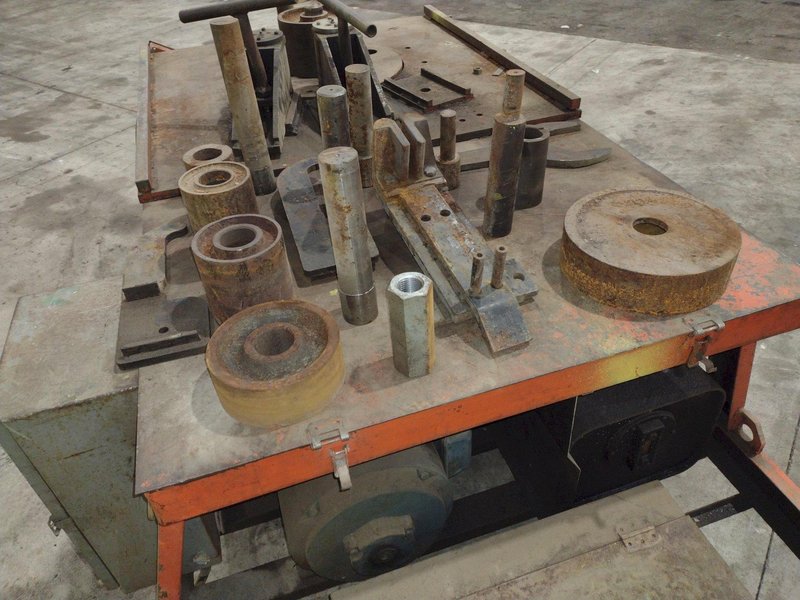 #11 IRON MASTER HYDRAULIC ROTARY REBAR BENDER &amp; BAR SHEAR: STOCK 22436
