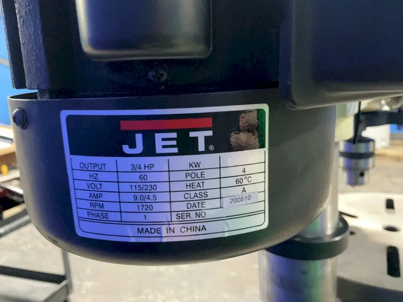 JET 14” DRILL PRESS  -  JD-17MF