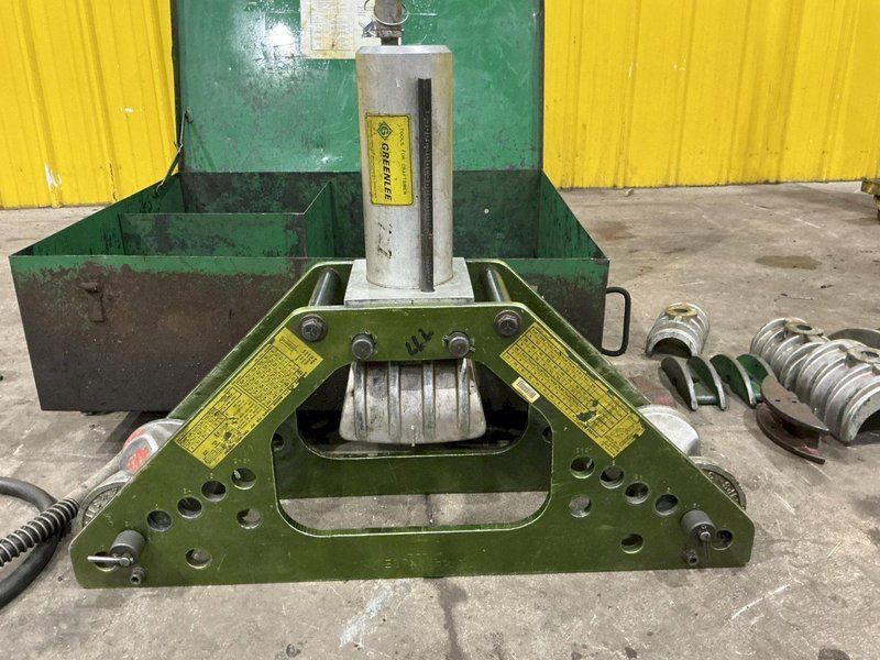 1.25" TO 4" GREENLEE MODEL #777 PORTABLE HYDRAULIC TUBE &amp; PIPE BENDER: STOCK #21222