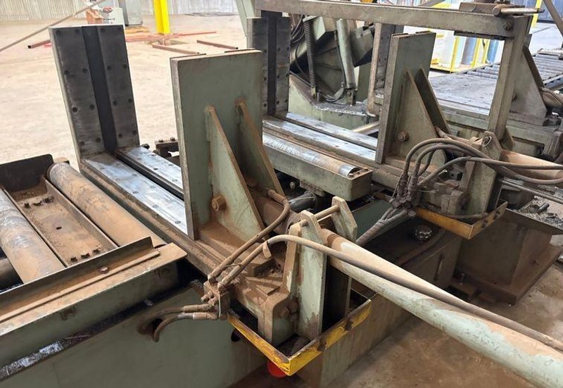 18" X 27" HYDMECH MODEL #S25-A HORIZONTAL SWIVEL MITER AUTOMATIC BAND SAW : YOBRO #25047