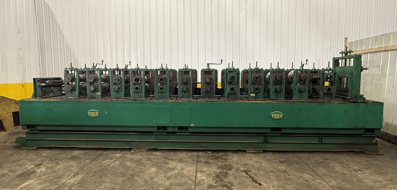 12 STAND X 2.5" YODER MODEL M2-1/2 ROLLFORMER, 18" ROLLSPACE: STOCK 23475