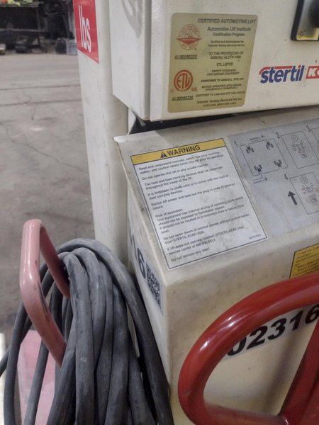 16,000 LBS STERTIL-KONI HEAVY DUTY MOBILE COLUMN LIFT JACK: STOCK #21800