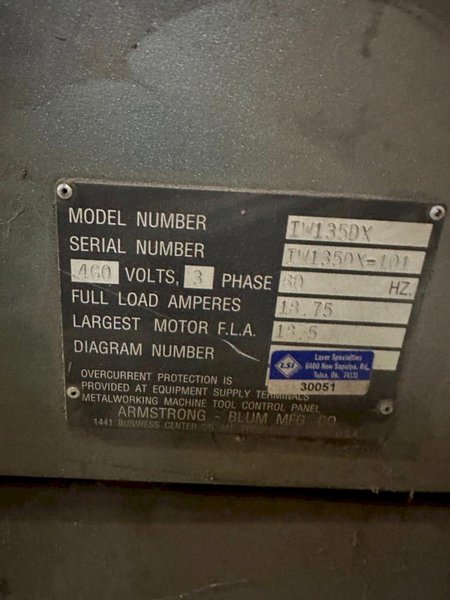 135 TON SPARTAN MODEL #IW135DX HYDRAULIC IRONWORKER: YOBRO #24716