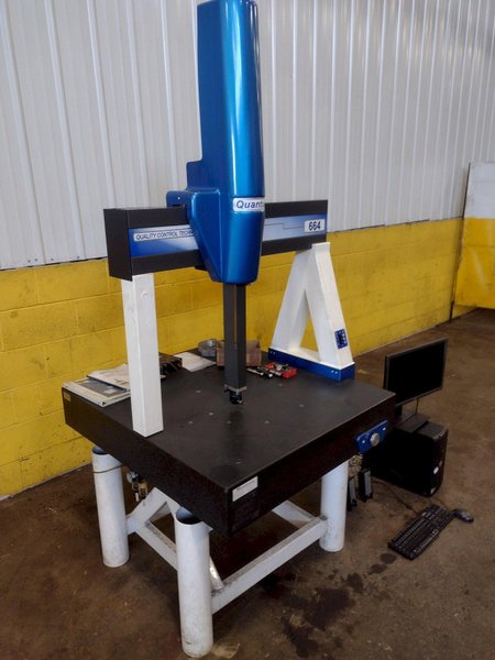 QUALITY CONTROL TECHNOLOGY QUANTAM MODEL # 664 3-AXIS COORDINATE MEASURING MACHINE: STOCK 16705