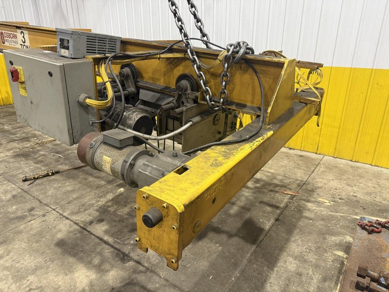 3 TON X 20' X 60' OSBORN SINGLE GIRDER CRANE SYSTEM, FREE STANDING, DETROIT HOIST: YOBRO #24535