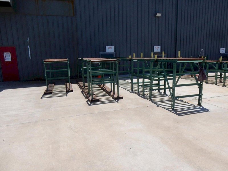 165 FT X 36&quot; WIDE ROACH ADJUSTABLE HEIGHT ROLLER CONVEYOR: STOCK #23354