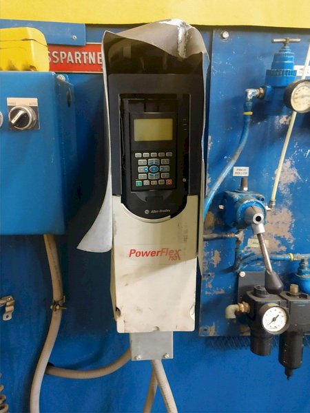 72" WIDE X .060" EGAN PRESS PARTNER  MODEL #S25-872 8 ROLL POWERED COIL STRAIGHTENER : STOCK #13907