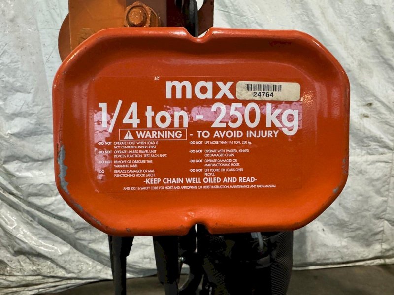 1/4 TON CM VALUESTAR HOIST 110 VOLT (NEW IN 2016) STOCK # 1010524