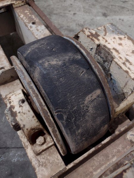 10 TON 20,000 LB RANSOME MODEL #WRD10 TANK TURNING ROLLS, 1 DRIVE &amp; 1 IDLER ROLL: YOBRO #25073