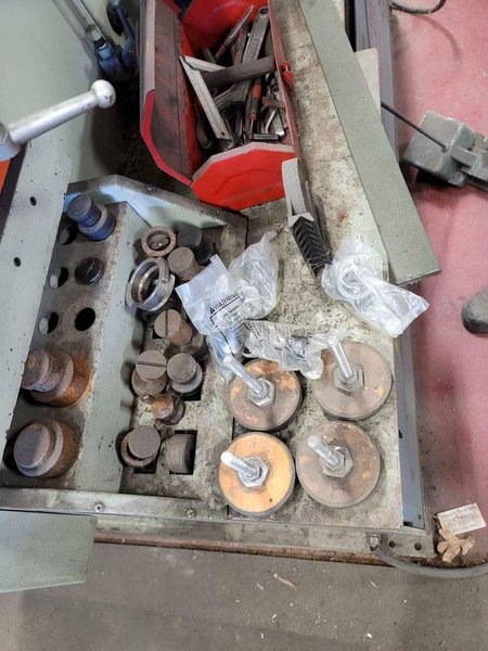 132 Ton Baileigh SW-132 Hydraulic Ironworker-2009, Tooling Included