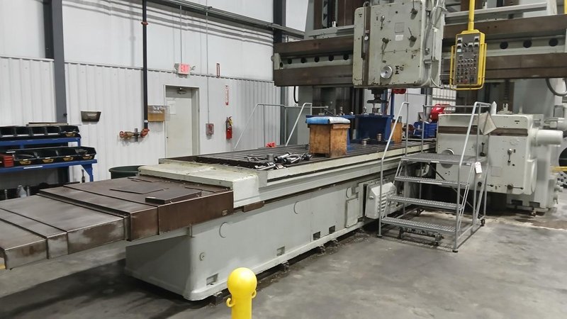 Kollman,  164″ x 59″ Table, MA 64 Planer Type Mill, 1962- Vertical and Horizontal Spindle.