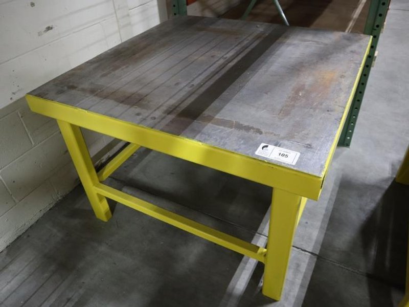 Steel Table, Heavy Duty, 41.5&quot;x41.5&quot;x28.5&quot;- Auction Item