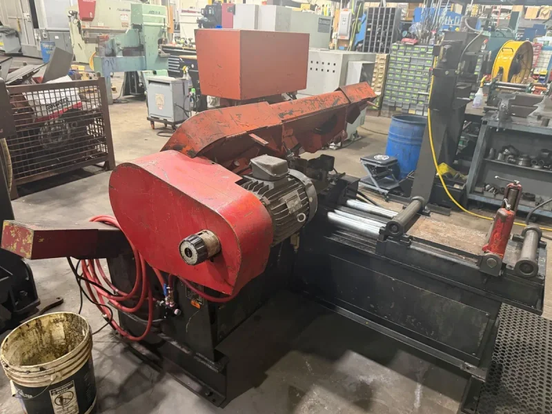 USED AMADA 10" X 11.8" FULLY AUTOMATIC HORIZONTAL BANDSAW MODEL HA-250W