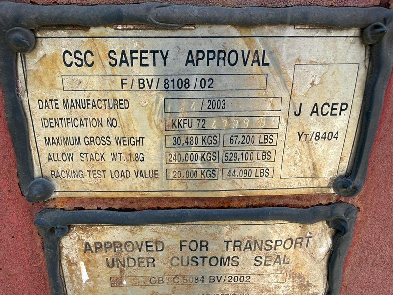 40' KAWASAKI SHIPPING CONTAINER, WITH POWER &amp; INSULTED WITH HEAT: YOBRO #25220
