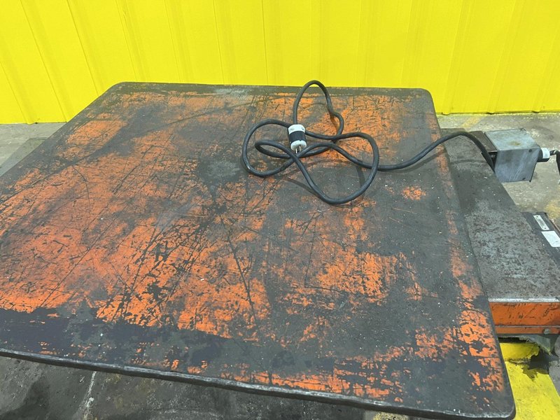 3,000 LB PRESTO MODEL XL36-30 HYDRAULIC POWER SCISSOR LIFT TABLE 110V: STOCK #20211