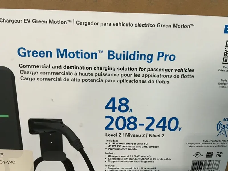 EATON 48 AMPS GREEN MOTION BUILDING PRO EV CHARGER   -  GMEV48CMC1-WE