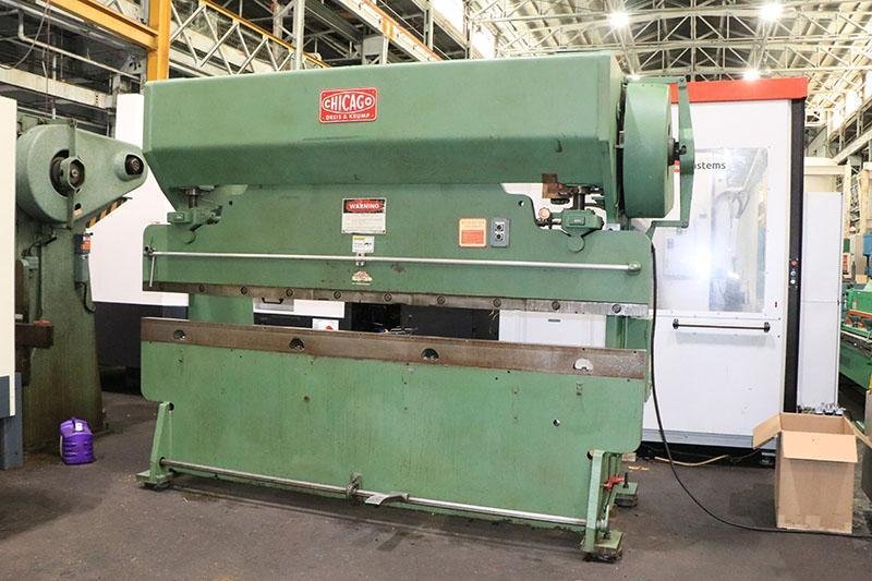 90 Ton x 10 FT. CHICAGO DREIS &amp; KRUMP MECH. PRESS BRAKE MODEL 810-L