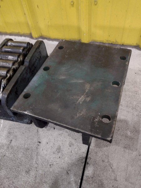 (4) 15 TON HILLMAN ROLLER TYPE MODEL #15-0T NARROW MACHINE SKATES: STOCK # 23000