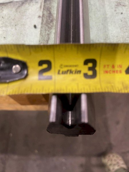 126&quot; FEMALE ACUTE PRESS BRAKE DIE: STOCK #78054