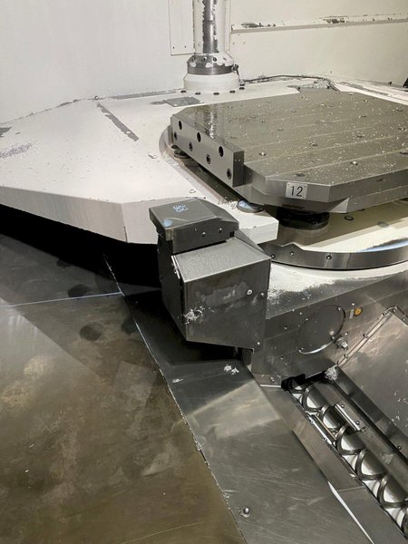 OKUMA MB8000H CNC HMC, 2017, equipped with OSP P300M CNC Ctrl., 12 pallets, 12,000 RPM, and robust automation features including 12 pallet cell configuration, shower coolant and Renishaw tool breakage detection and Renishaw Part Probe, 50 HP, New 2017