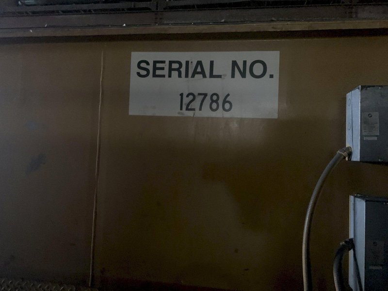 70 TON X 74'9" WHITING 8 WHEEL OVERHEAD BRIDGE CRANE WITH 35 TON AUXILIARY, NEW 2002: STOCK 13210