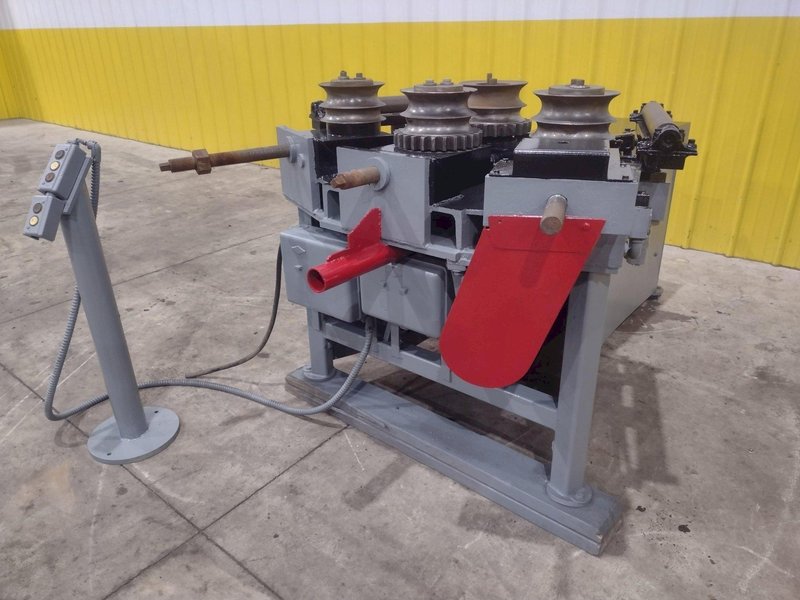 4&quot; WALLACE MODEL #465 4-ROLL TUBE &amp; PIPE ROLLING BENDER MACHINE, WITH TOOLING: STOCK #22764