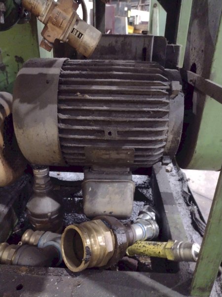 KINNEY HIGH VACUUM PUMP WITH MOTOR: YOBRO #24413