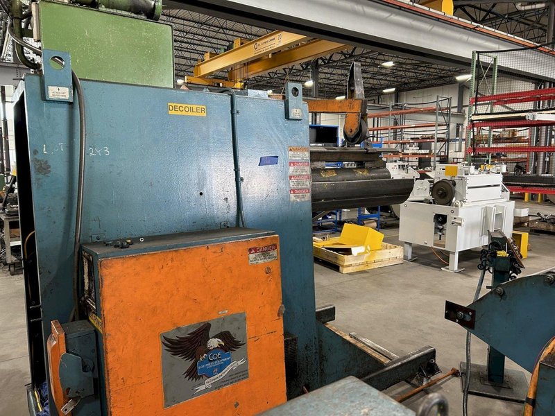 Coe Press Coil Reel (Motorized Payout) 15,000 Lbs. x 36&quot; Wide