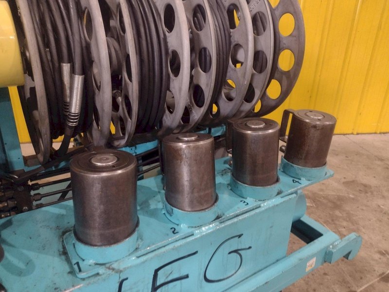 40 TON MODERN HYDRAULICS 4 CYLINDER PORTABLE HYDRAULIC DIE SETTING &amp; SEPARATING SYSTEM: STOCK #23773