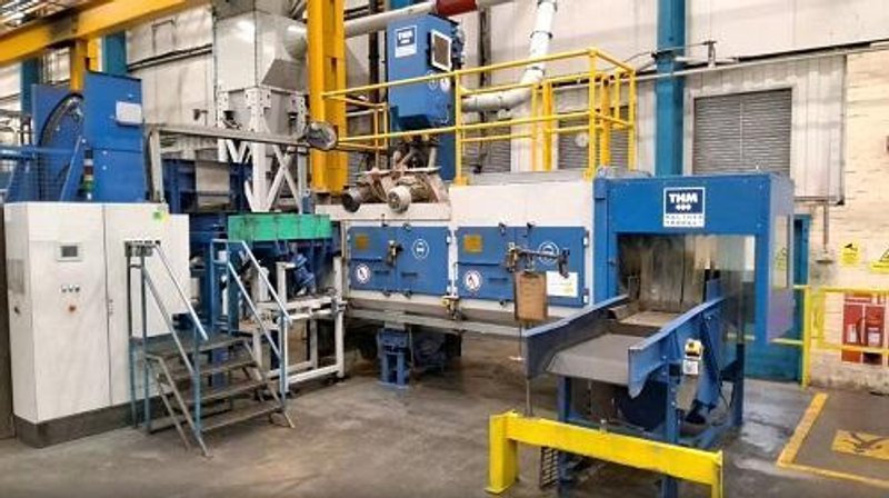 WALTHER TROWAL THM400/2 SHOT BLAST MACHINE (2013)