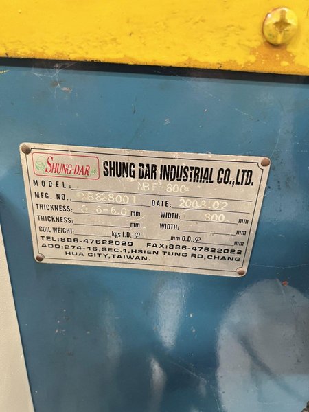 32&quot; X .240&quot; SHUNG DAR SCRAP CHOPPER