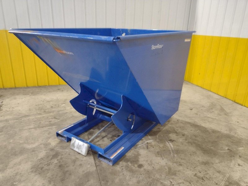 1 YARD X 6,000 LBS VESTIL MODEL #D-HOP-100-HD SELF DUMPING HOPPER: STOCK #22490