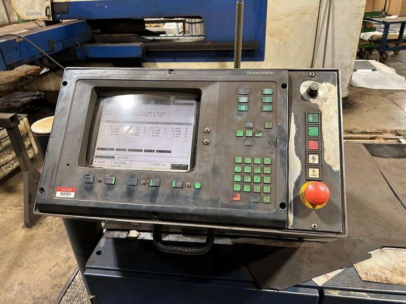 22 TON TRUMPF MODEL #TRUMATIC 500 CC ROTARY TURRET PUNCH: STOCK #19566