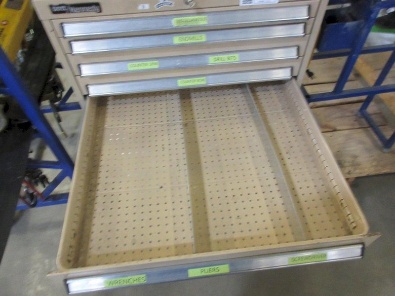 Kennedy 10-Drawer Portable Storage Cabinet with Key- Auction Item